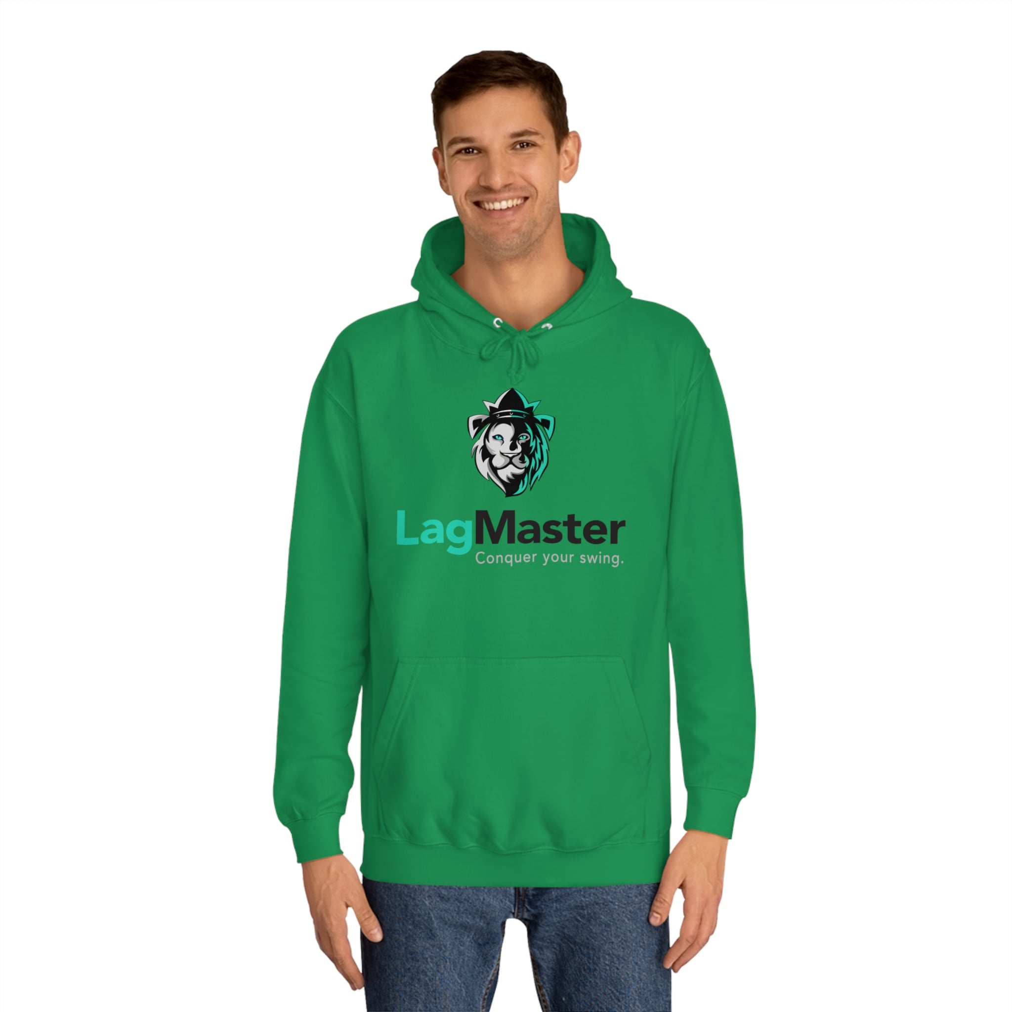 LagMaster Lion Logo Unisex College Hoodie