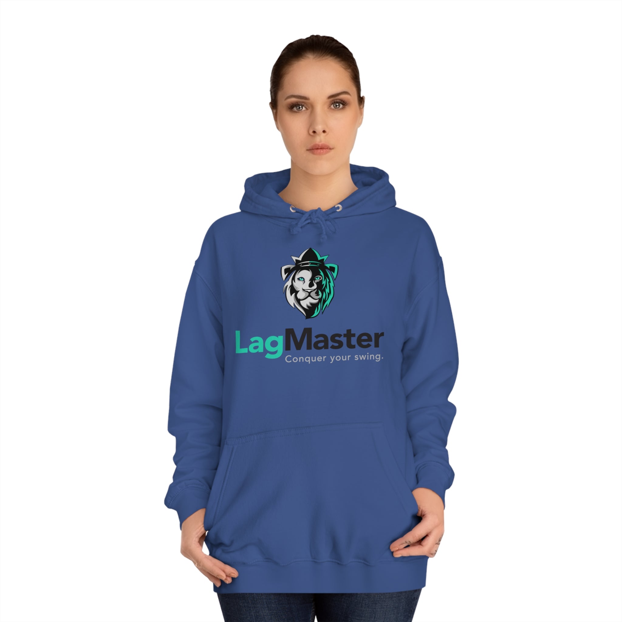 LagMaster Lion Logo Unisex College Hoodie