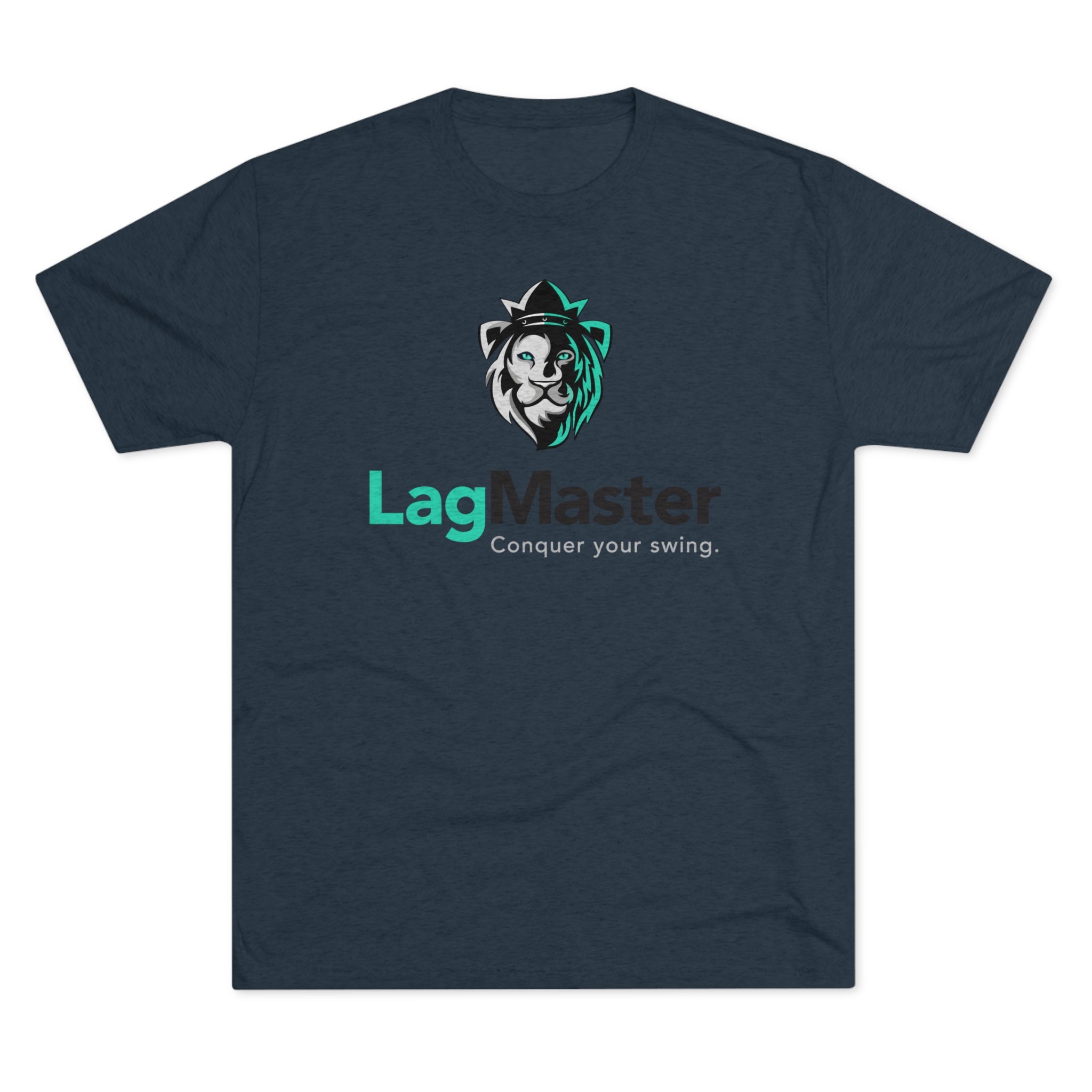 LagMaster Lion Logo Unisex Tri-Blend Crew Tee