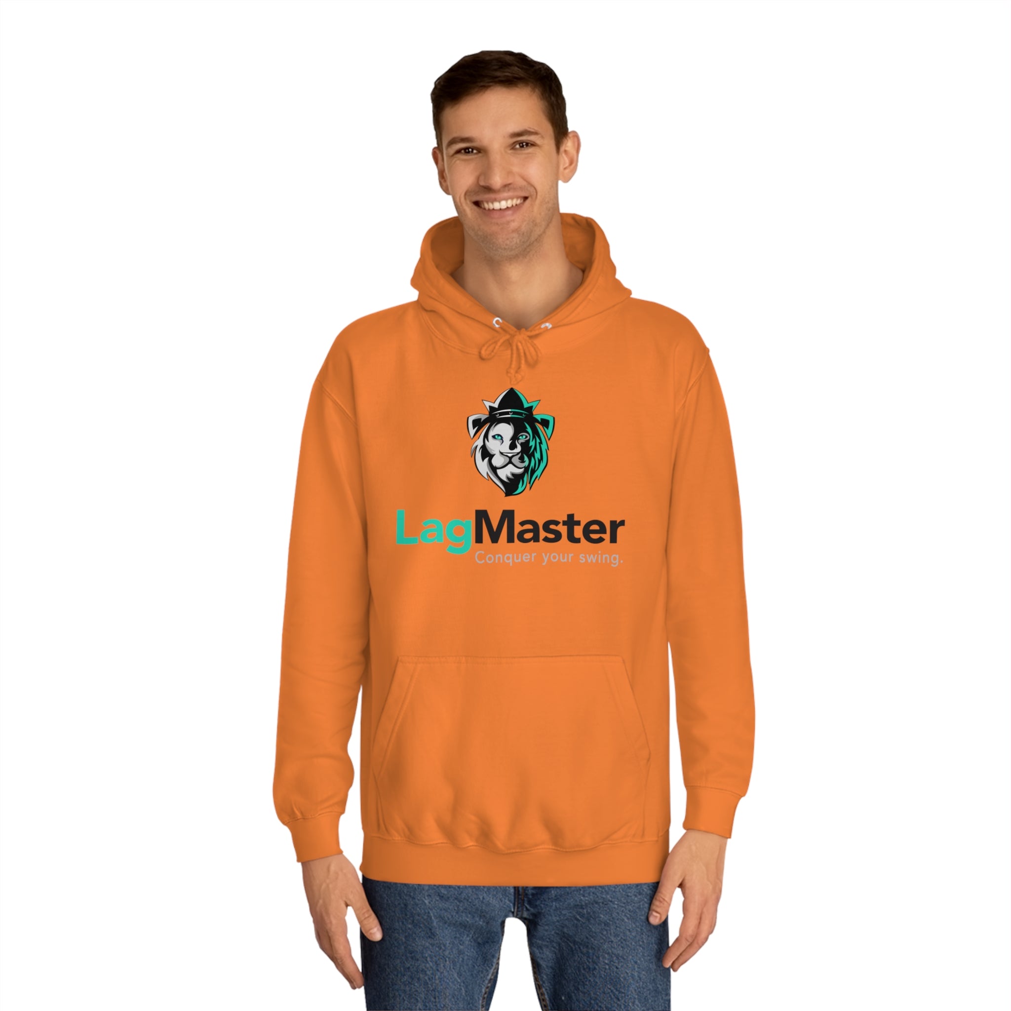 LagMaster Lion Logo Unisex College Hoodie