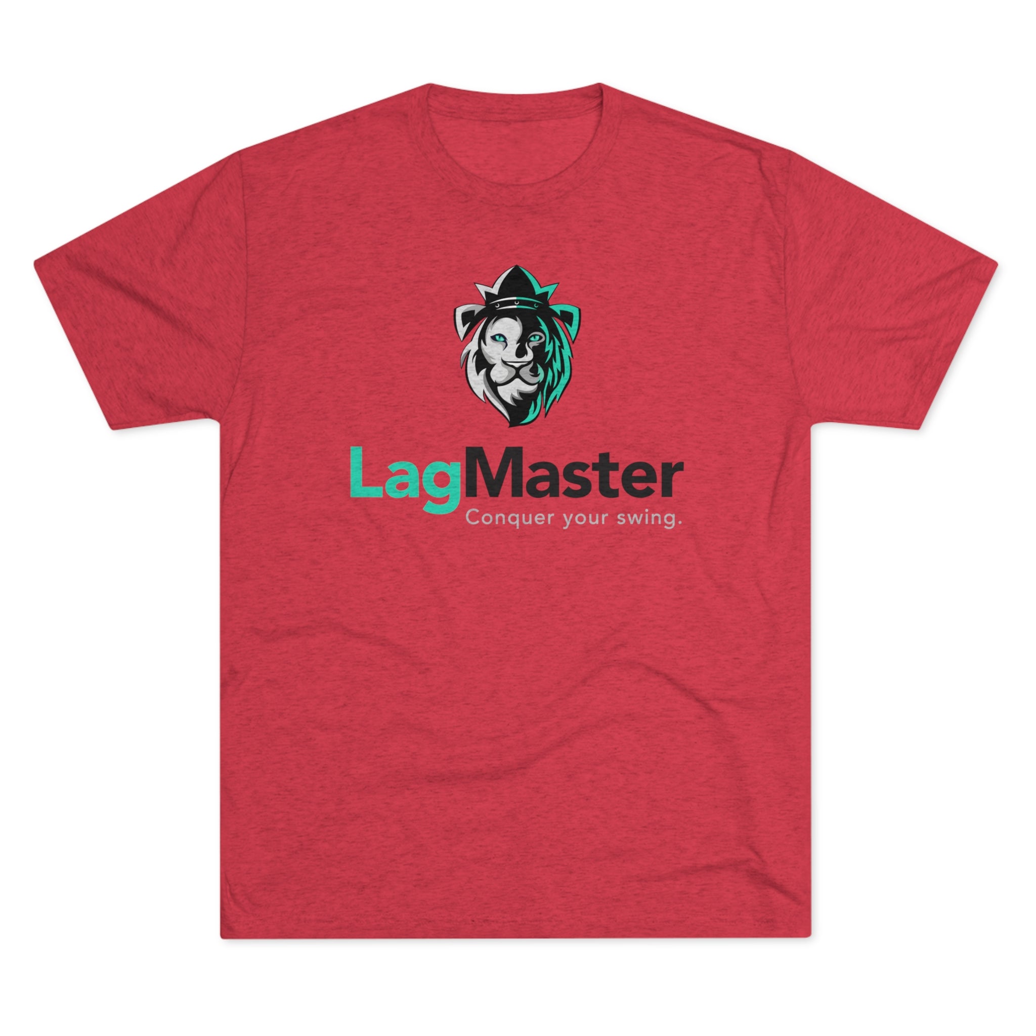 LagMaster Lion Logo Unisex Tri-Blend Crew Tee