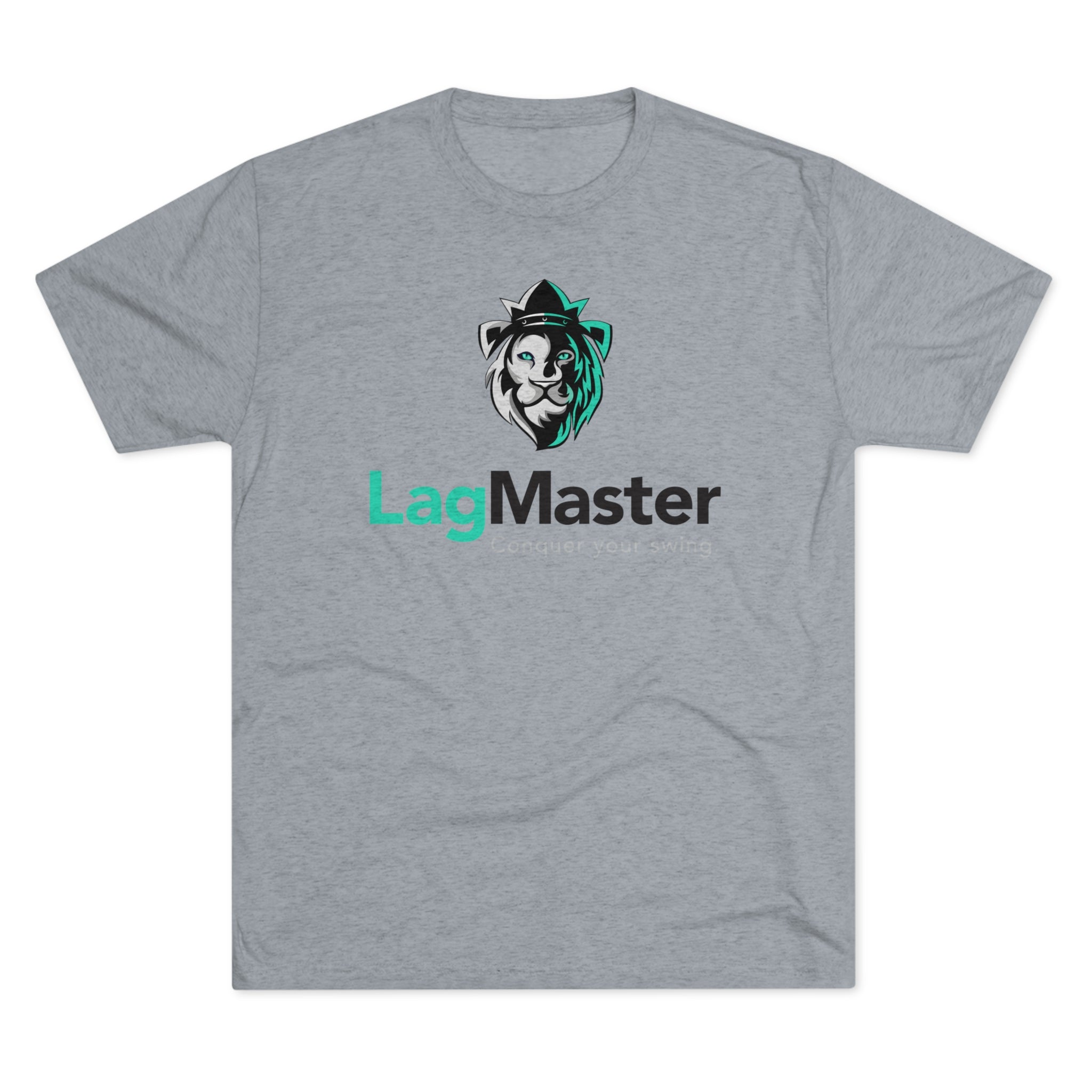 LagMaster Lion Logo Unisex Tri-Blend Crew Tee