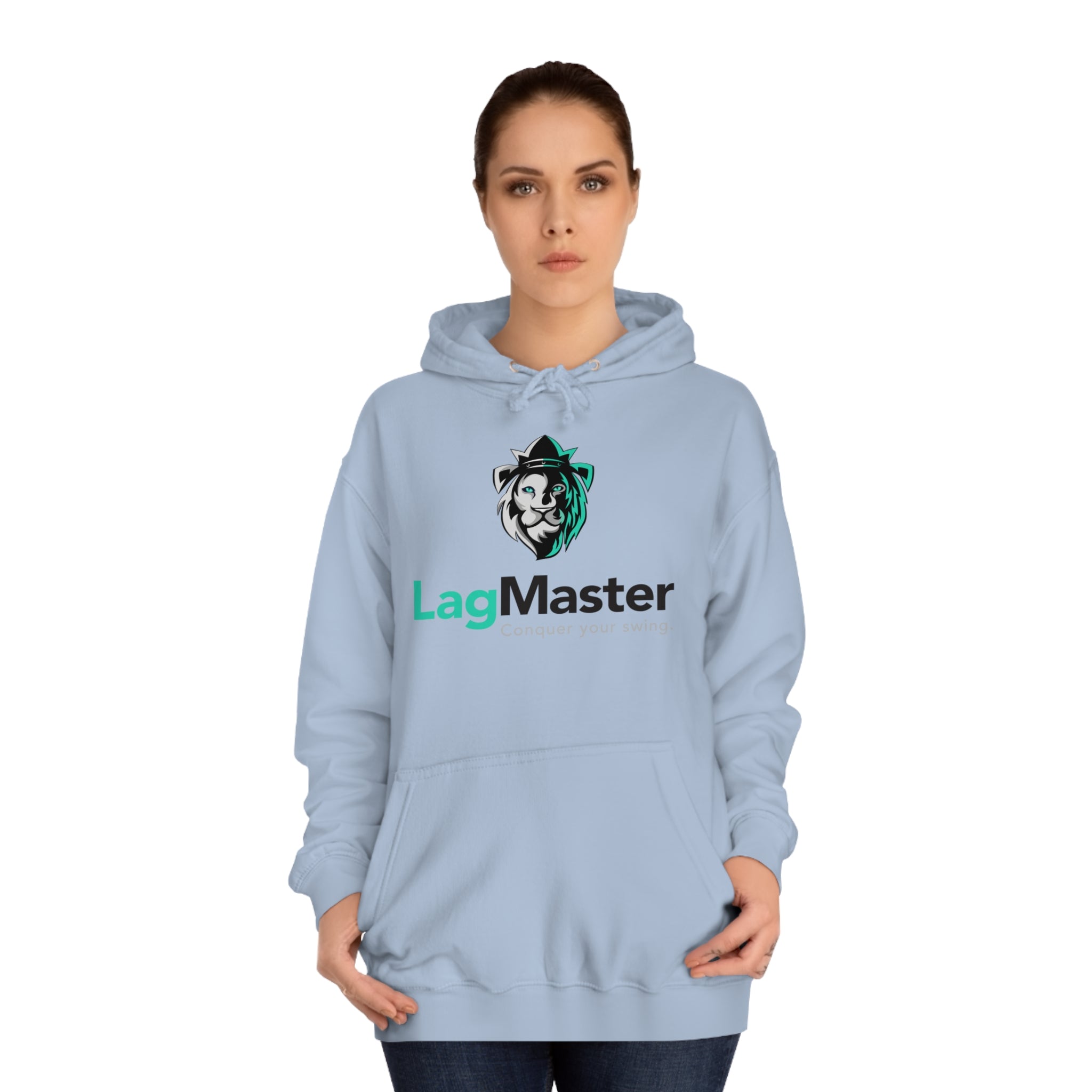 LagMaster Lion Logo Unisex College Hoodie