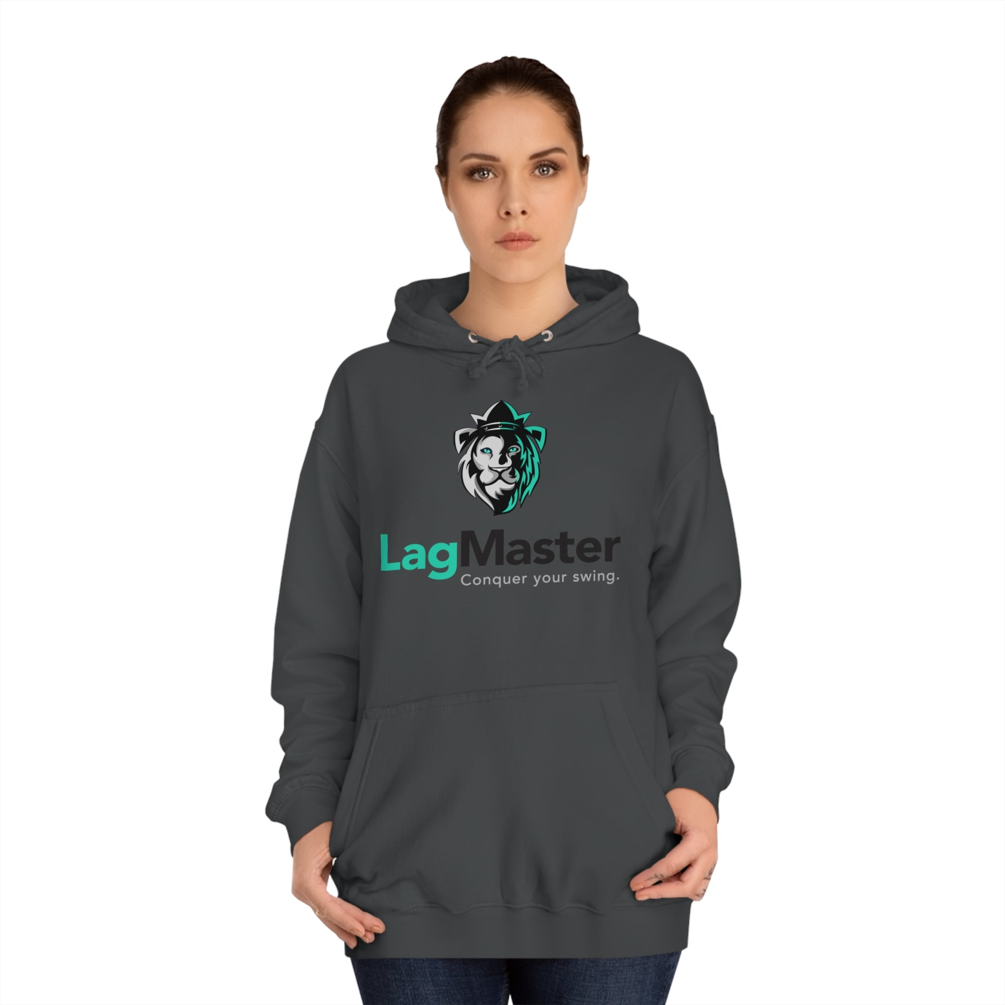 LagMaster Lion Logo Unisex College Hoodie