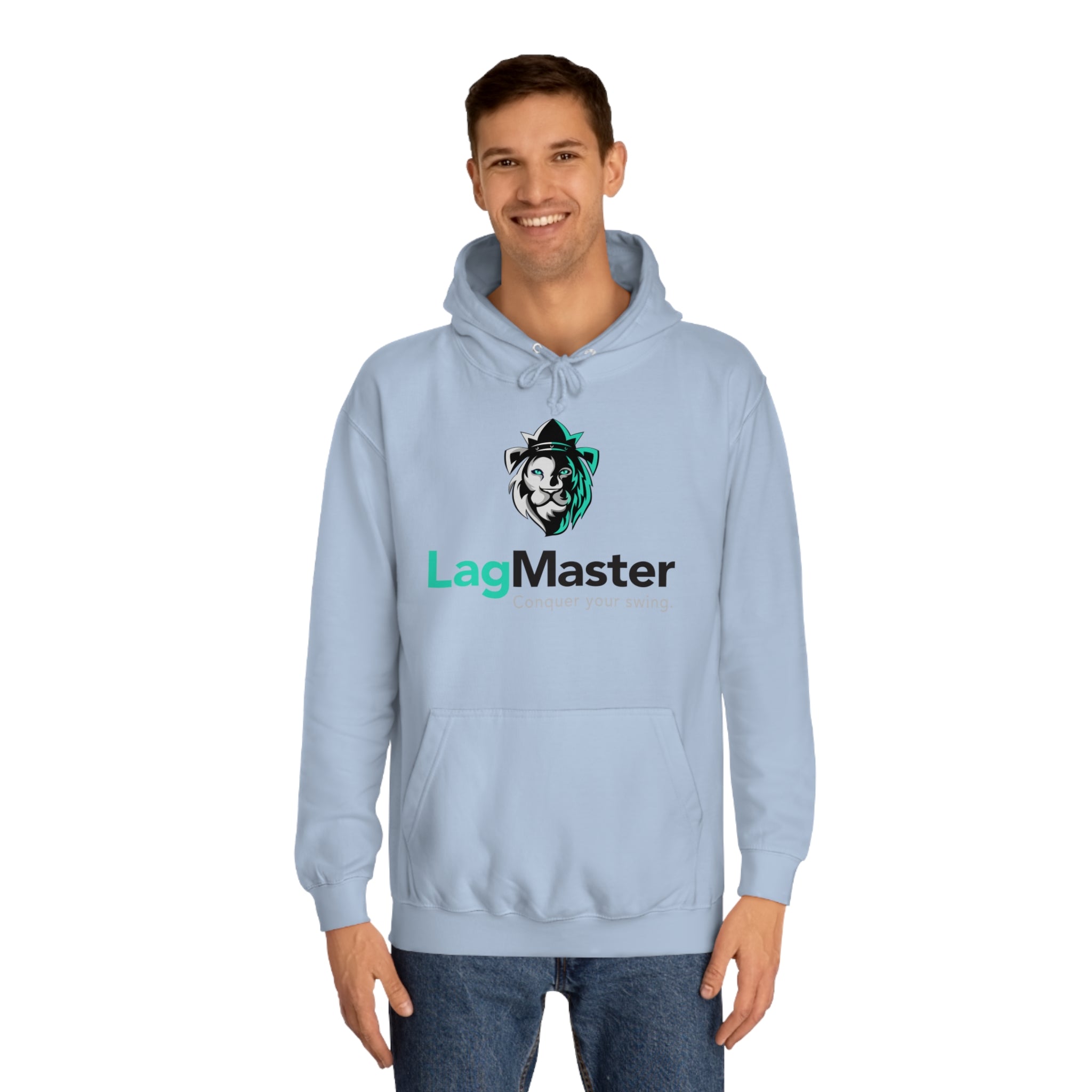 LagMaster Lion Logo Unisex College Hoodie