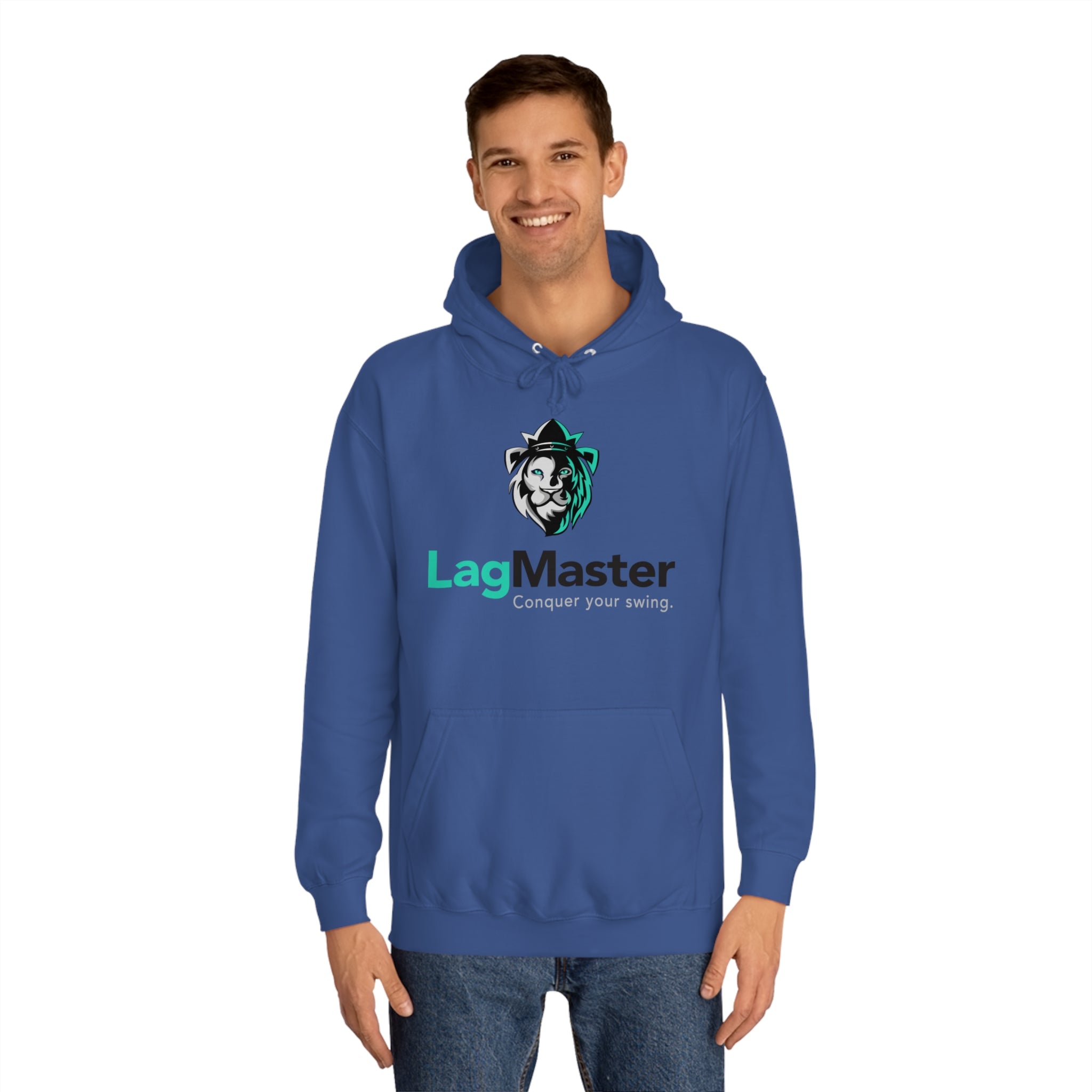 LagMaster Lion Logo Unisex College Hoodie