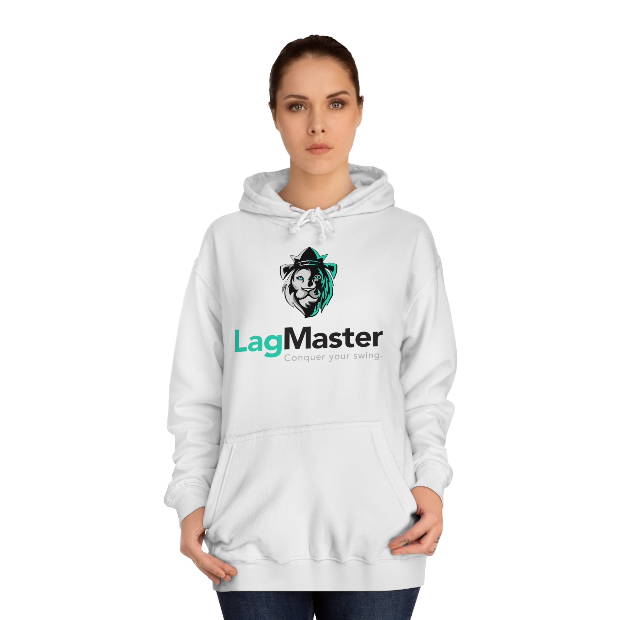 LagMaster Lion Logo Unisex College Hoodie