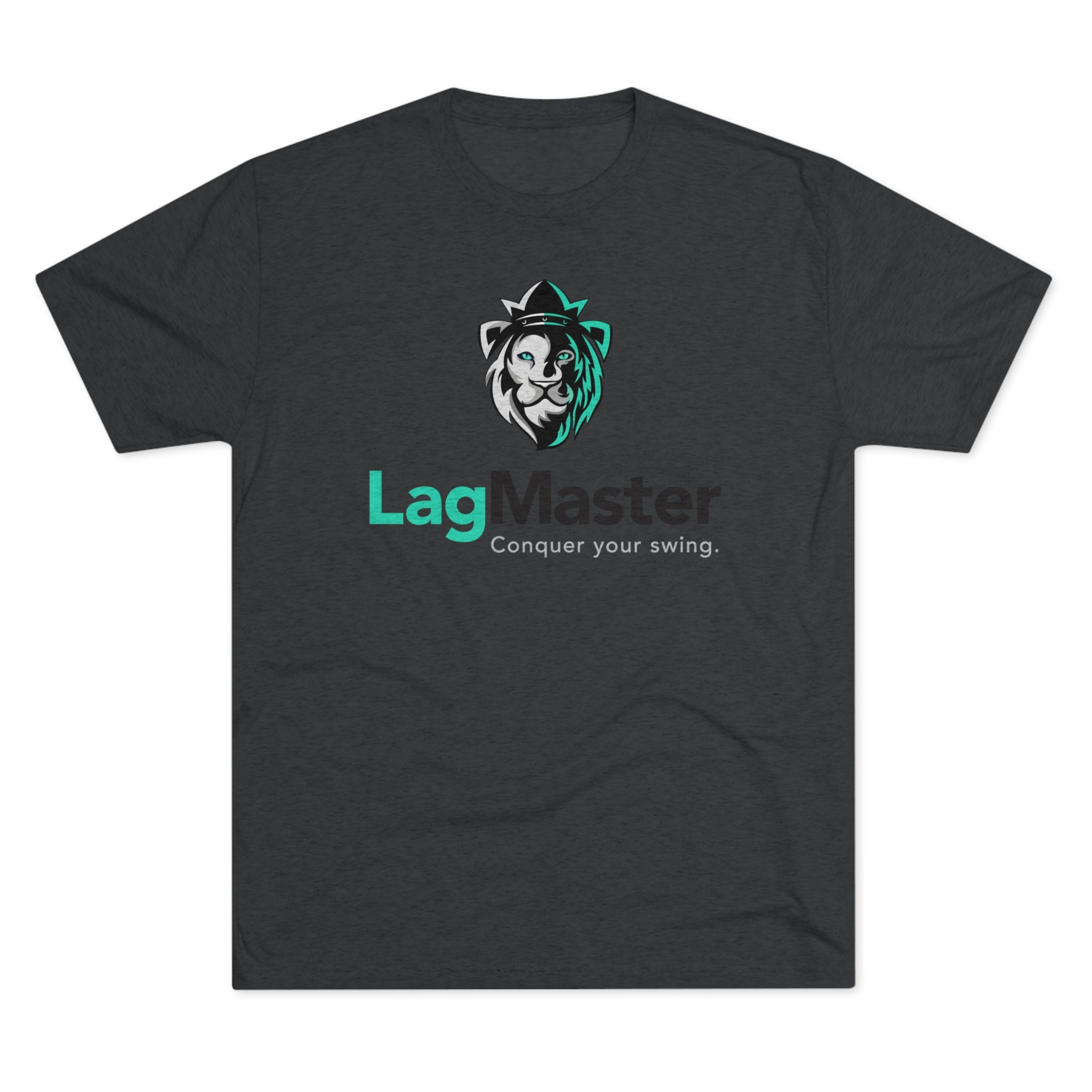 LagMaster Lion Logo Unisex Tri-Blend Crew Tee