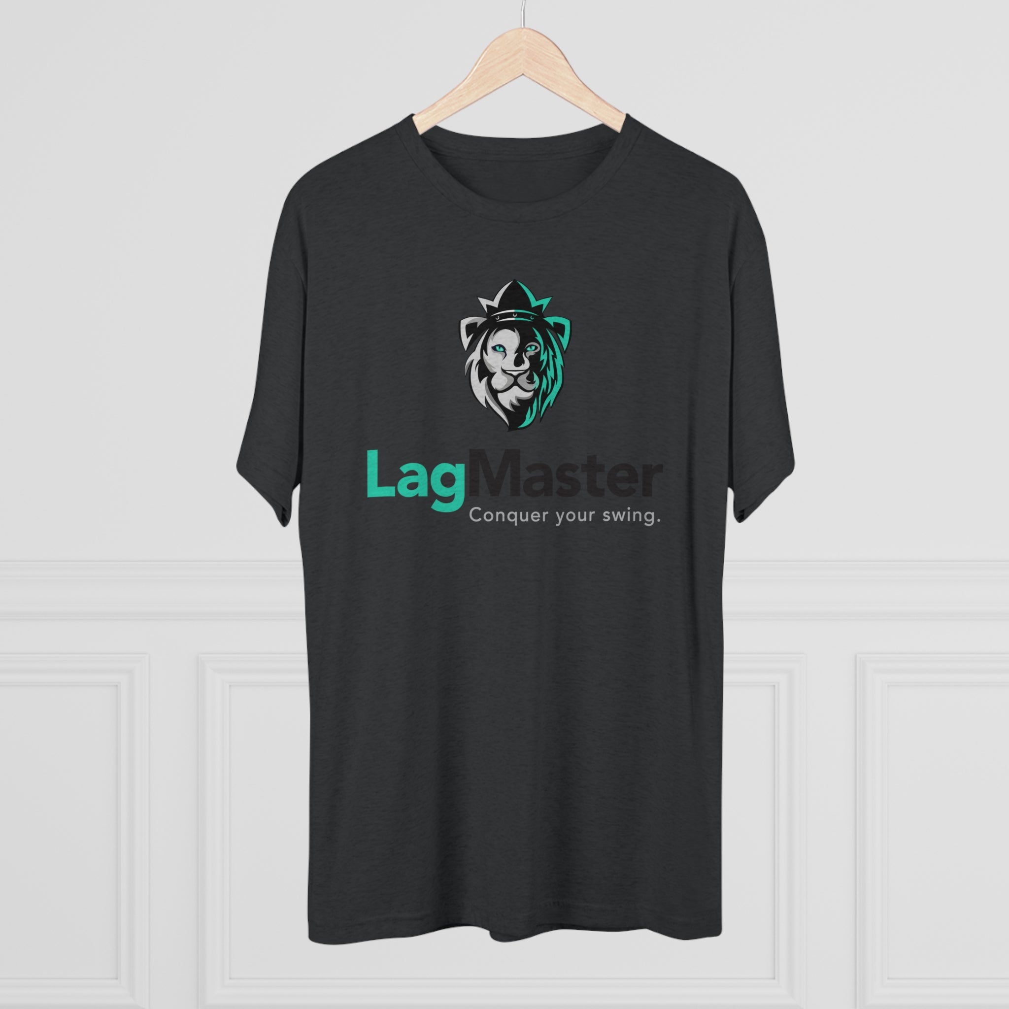 LagMaster Lion Logo Unisex Tri-Blend Crew Tee