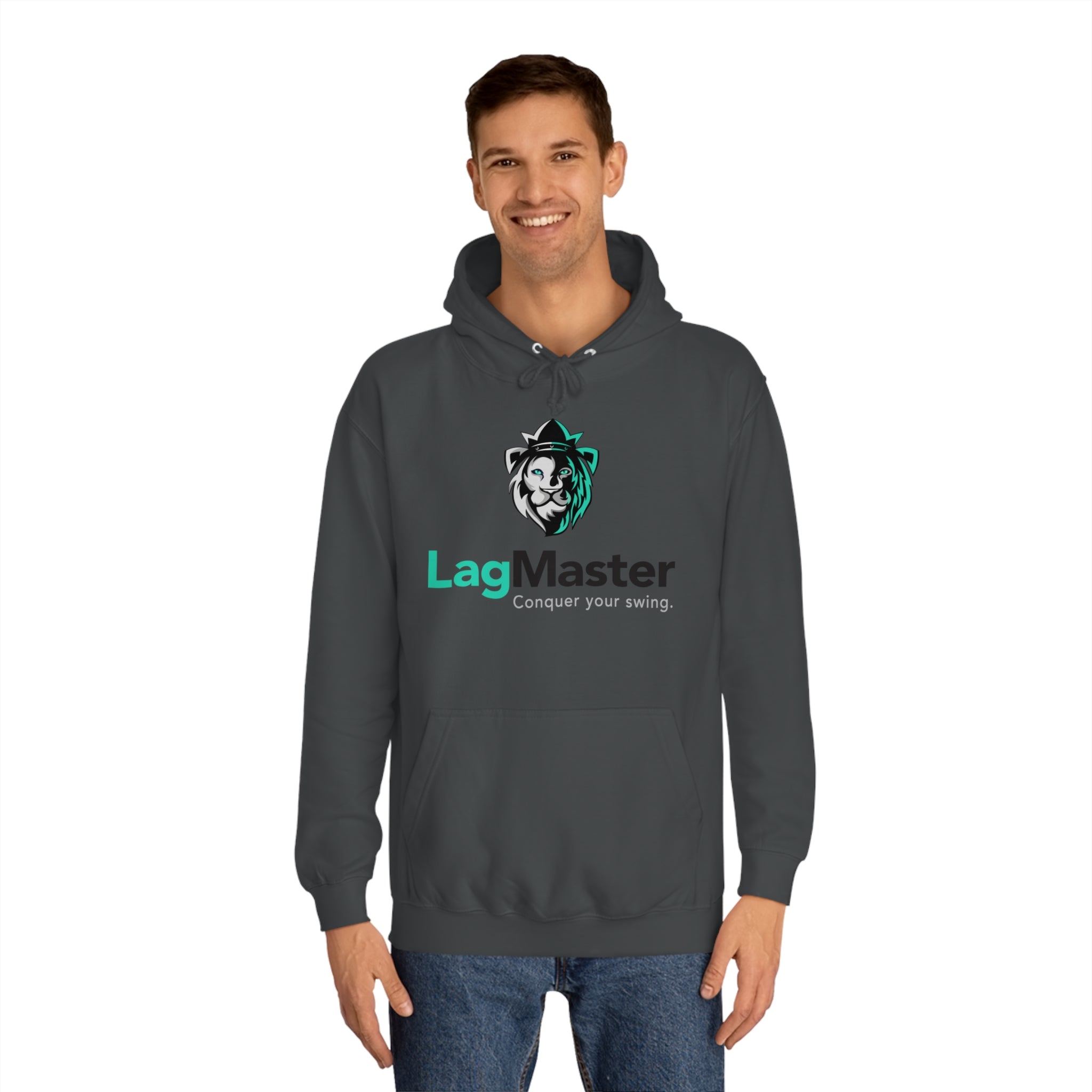 LagMaster Lion Logo Unisex College Hoodie