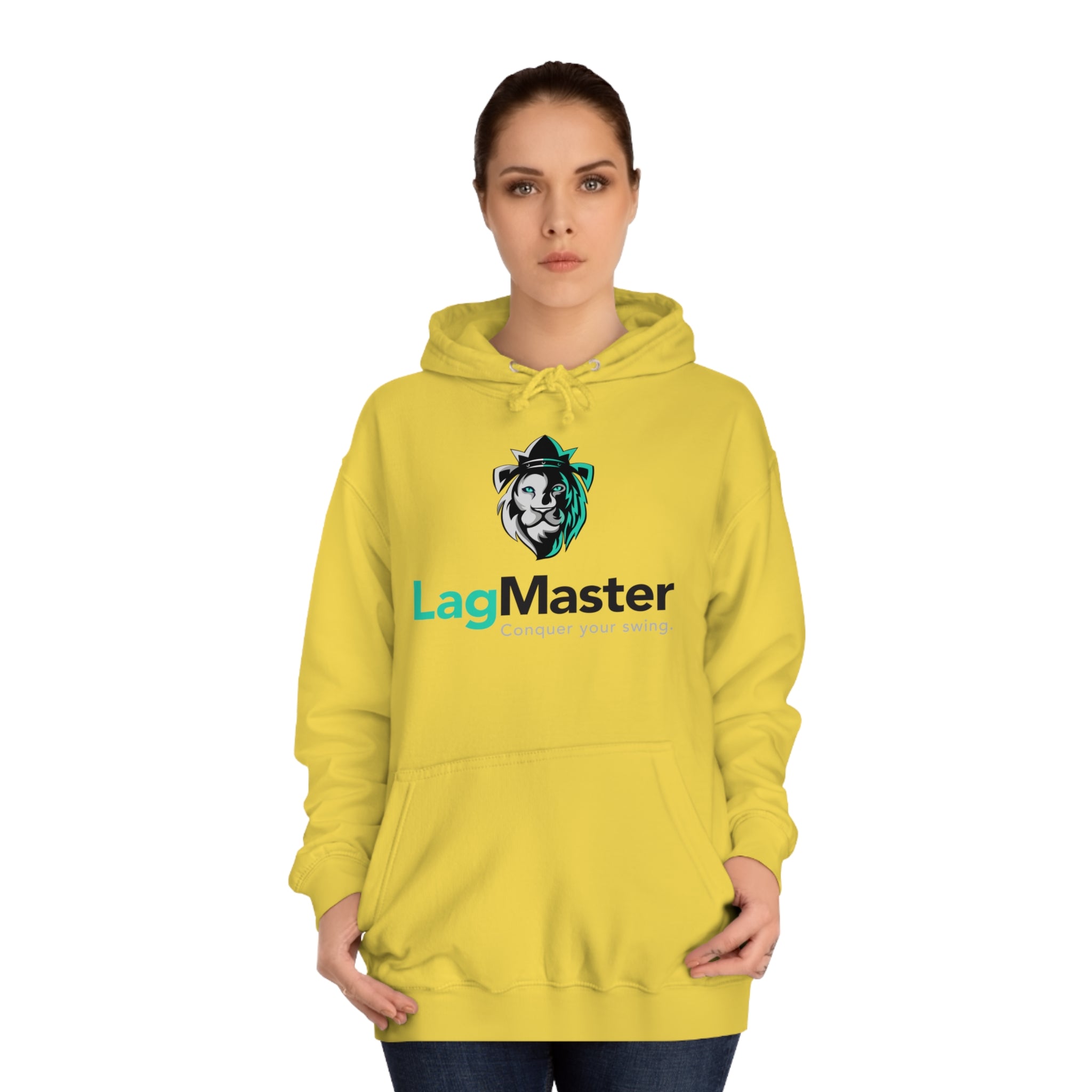 LagMaster Lion Logo Unisex College Hoodie