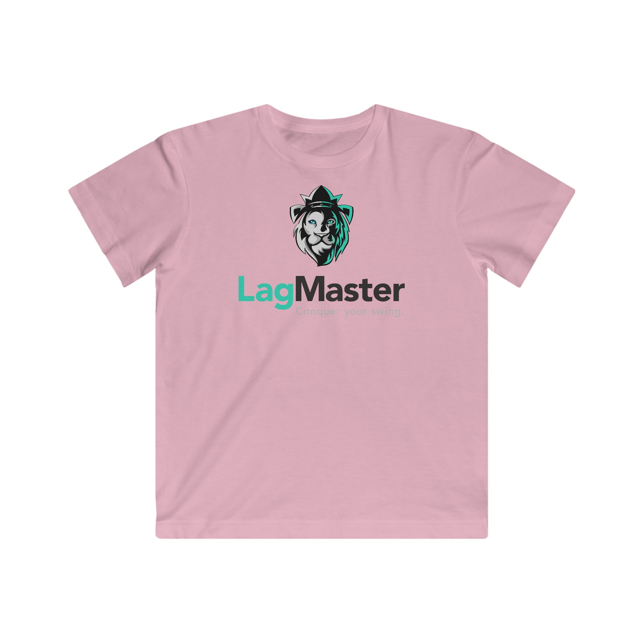 LagMaster Lion Logo Kids Fine Jersey Tee