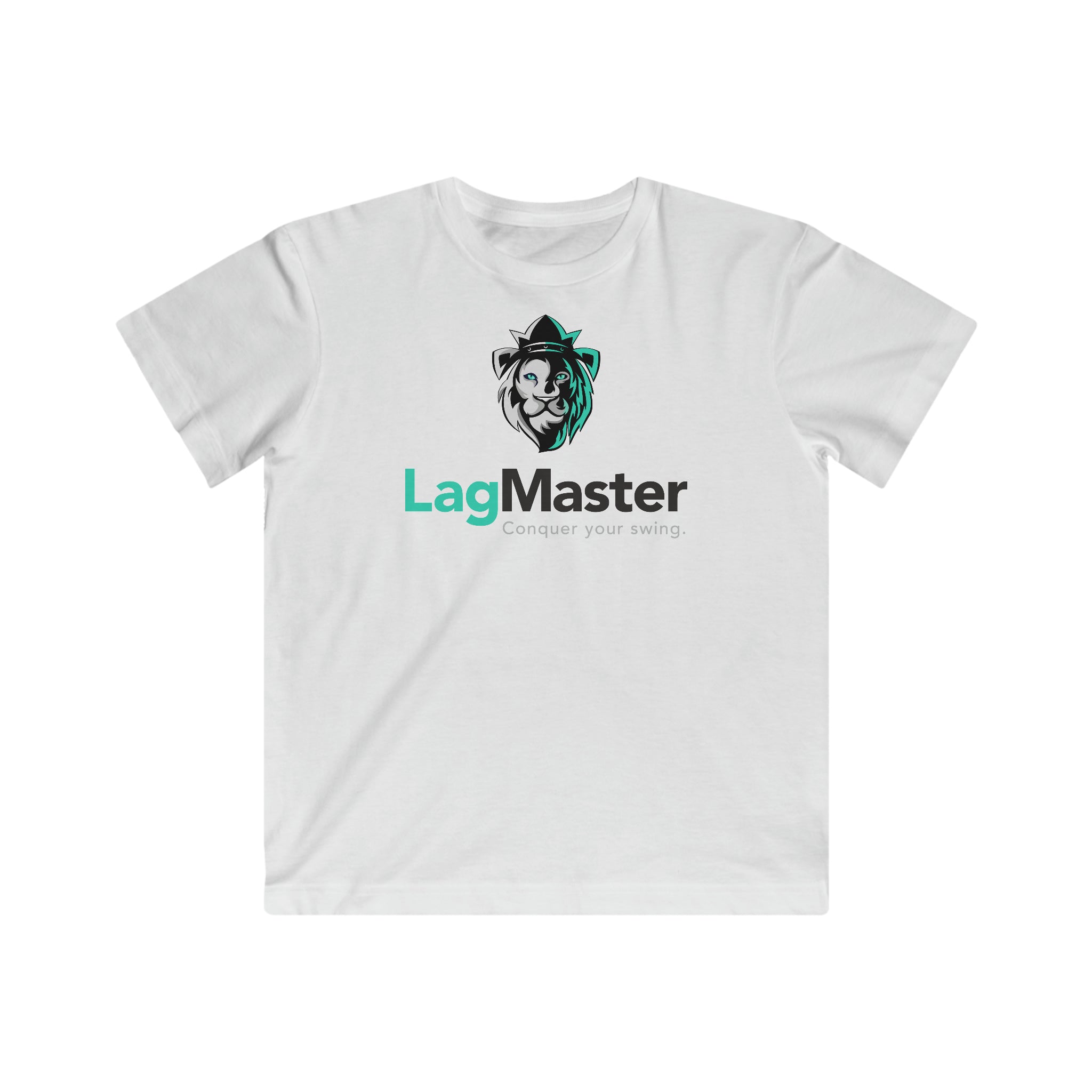 LagMaster Lion Logo Kids Fine Jersey Tee