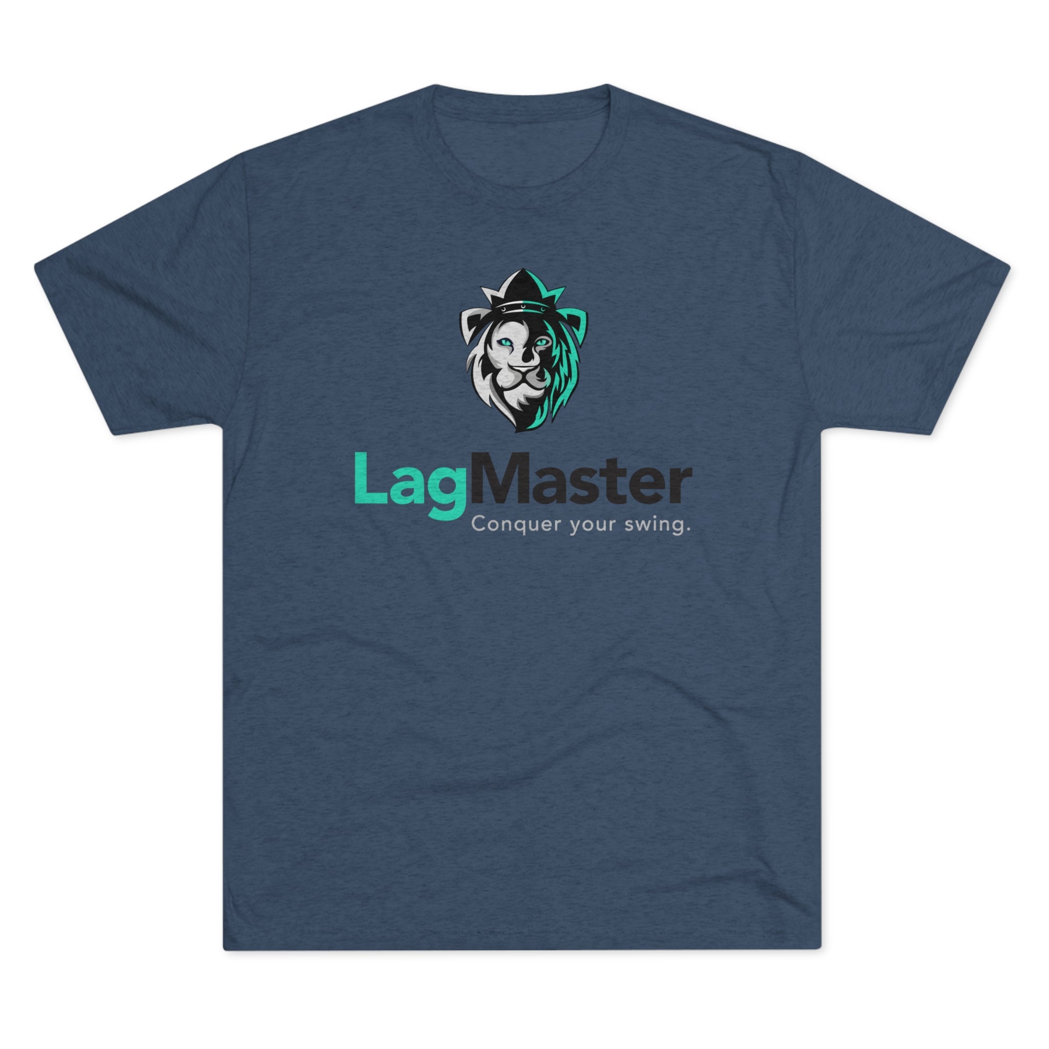 LagMaster Lion Logo Unisex Tri-Blend Crew Tee