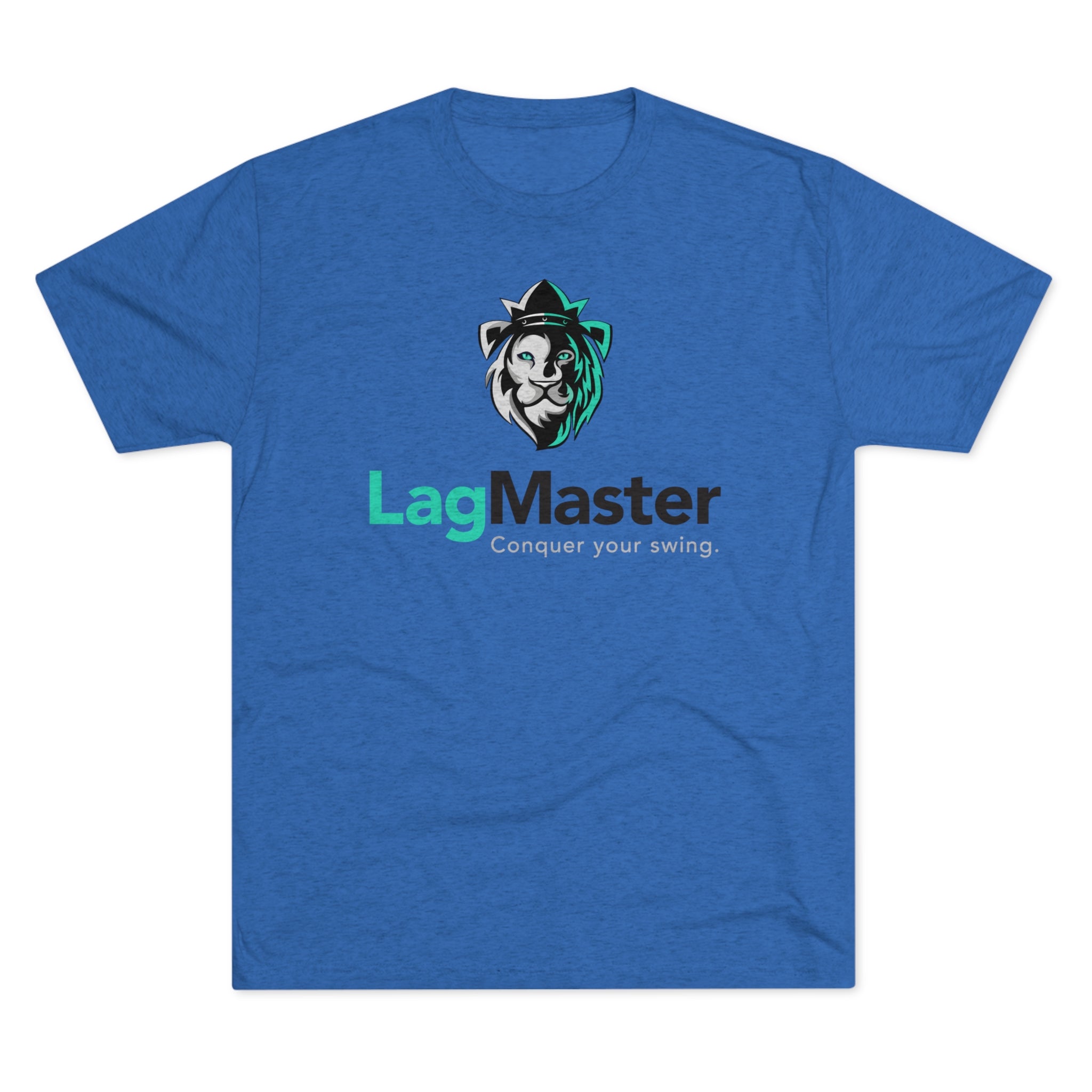 LagMaster Lion Logo Unisex Tri-Blend Crew Tee