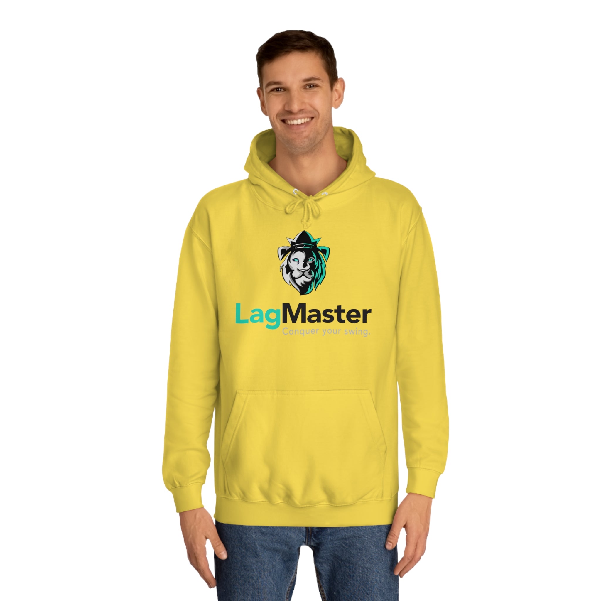 LagMaster Lion Logo Unisex College Hoodie