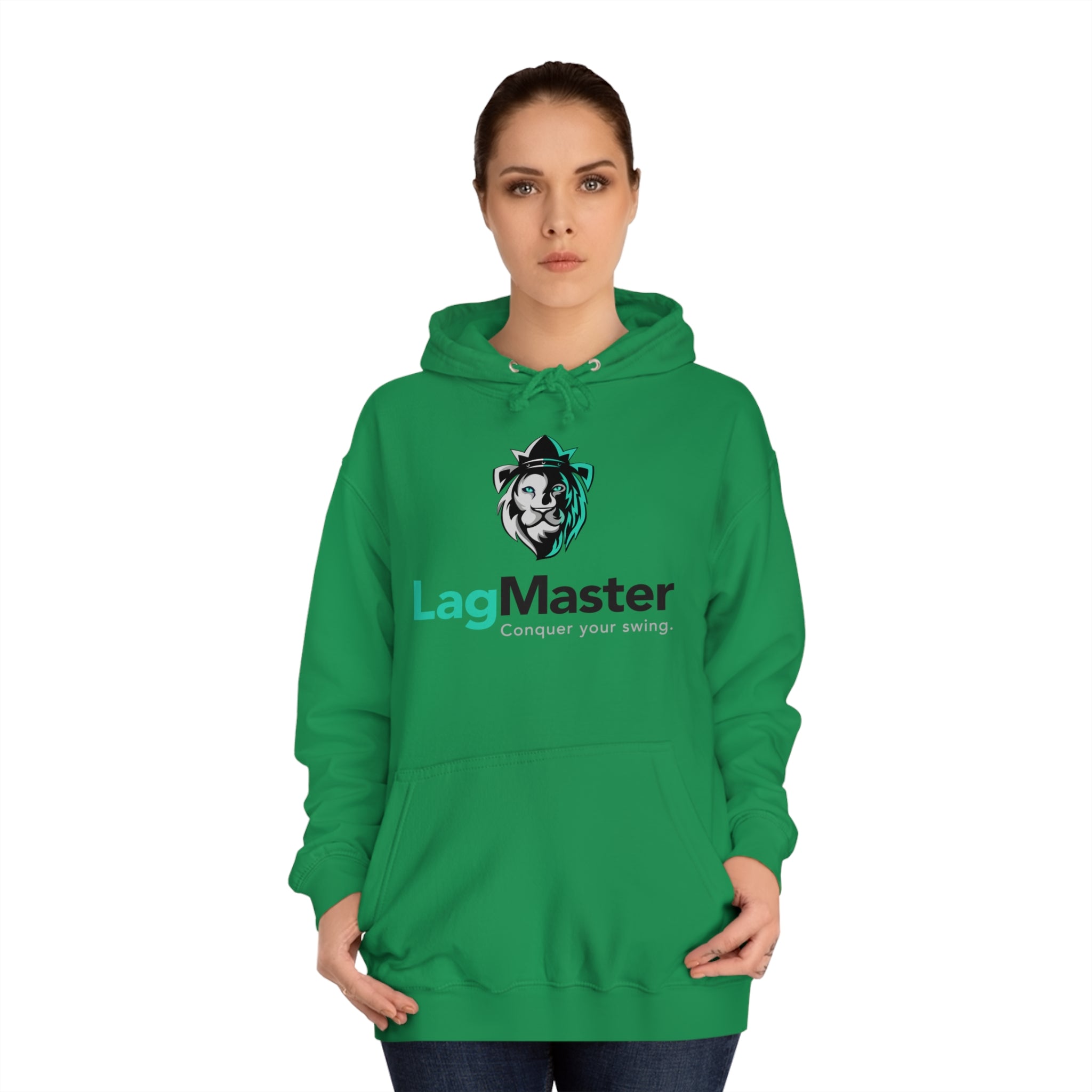 LagMaster Lion Logo Unisex College Hoodie