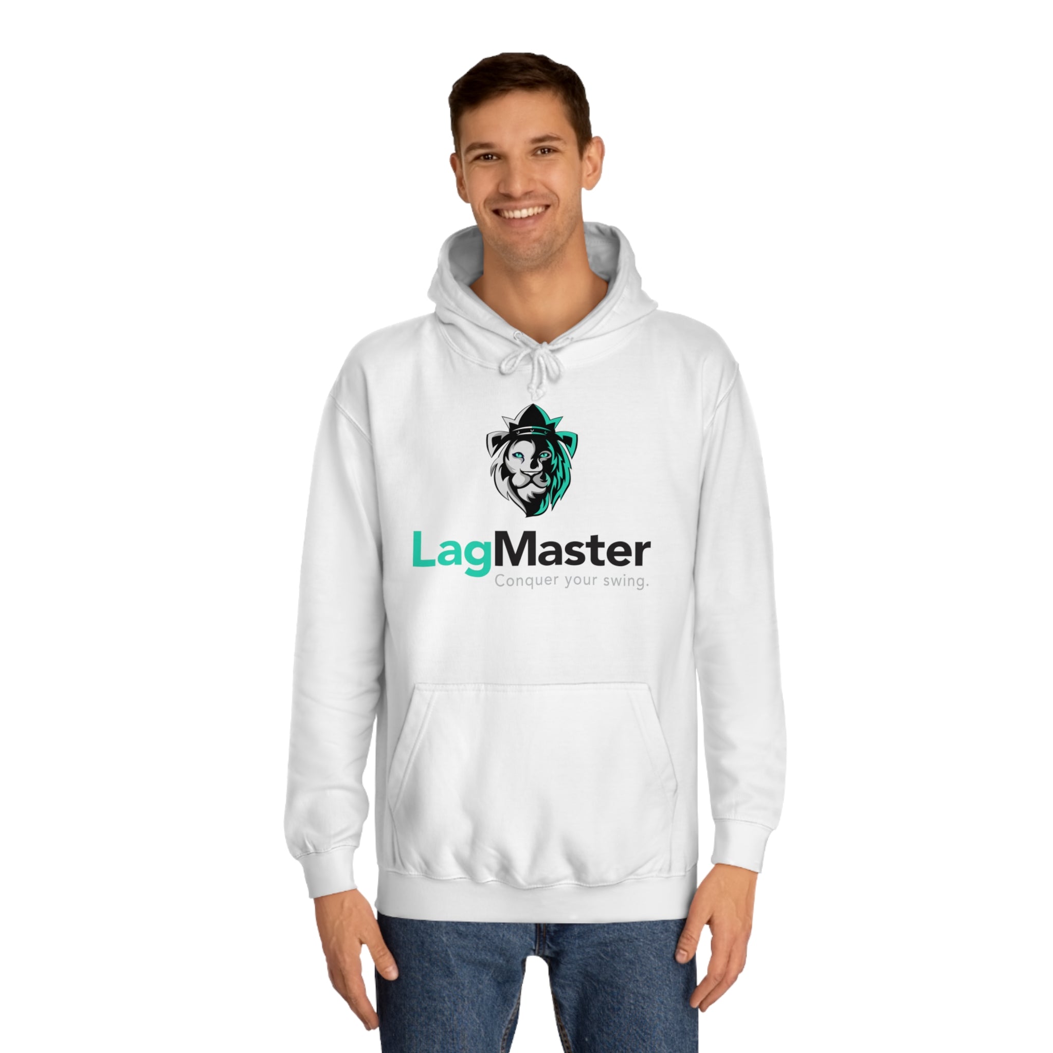 LagMaster Lion Logo Unisex College Hoodie