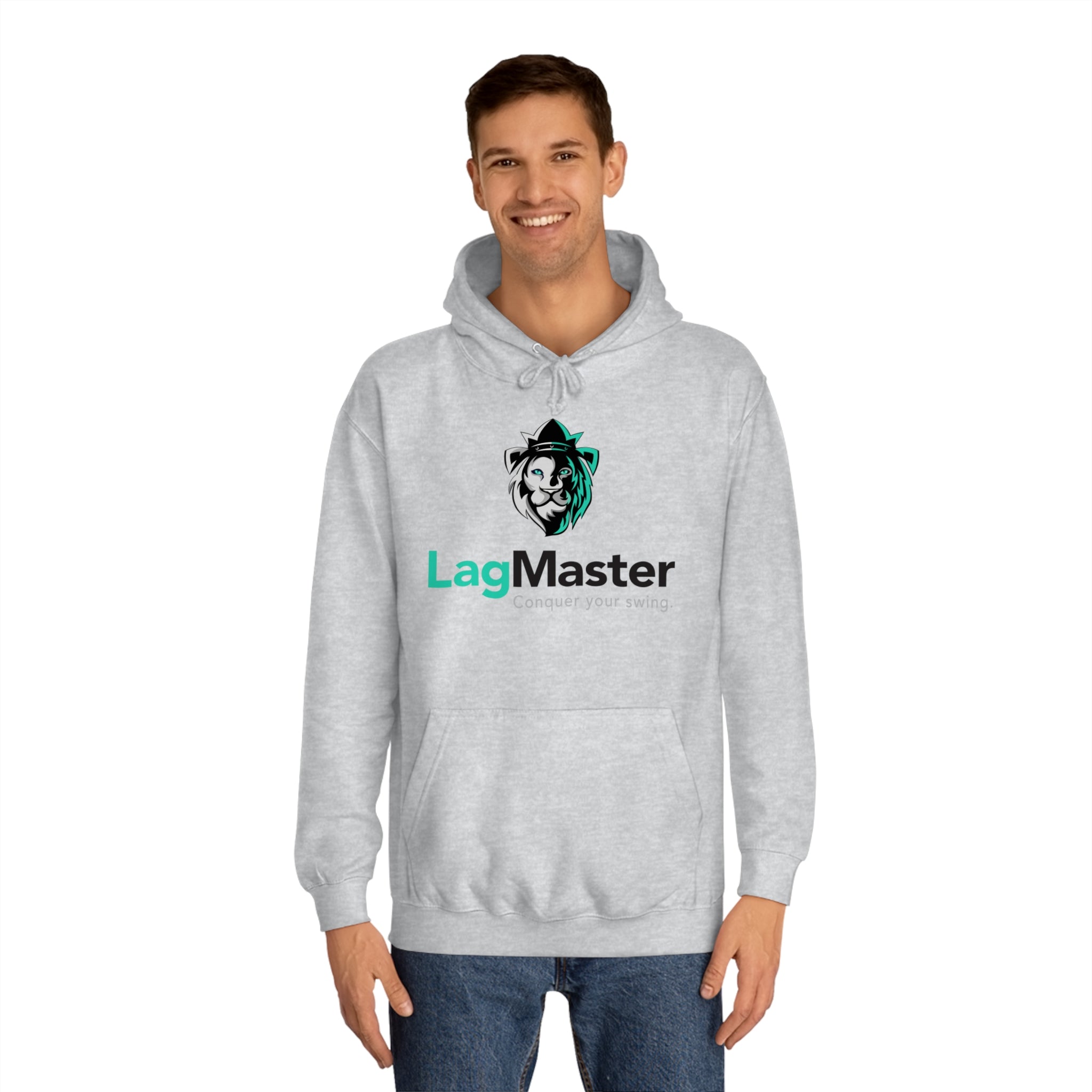 LagMaster Lion Logo Unisex College Hoodie