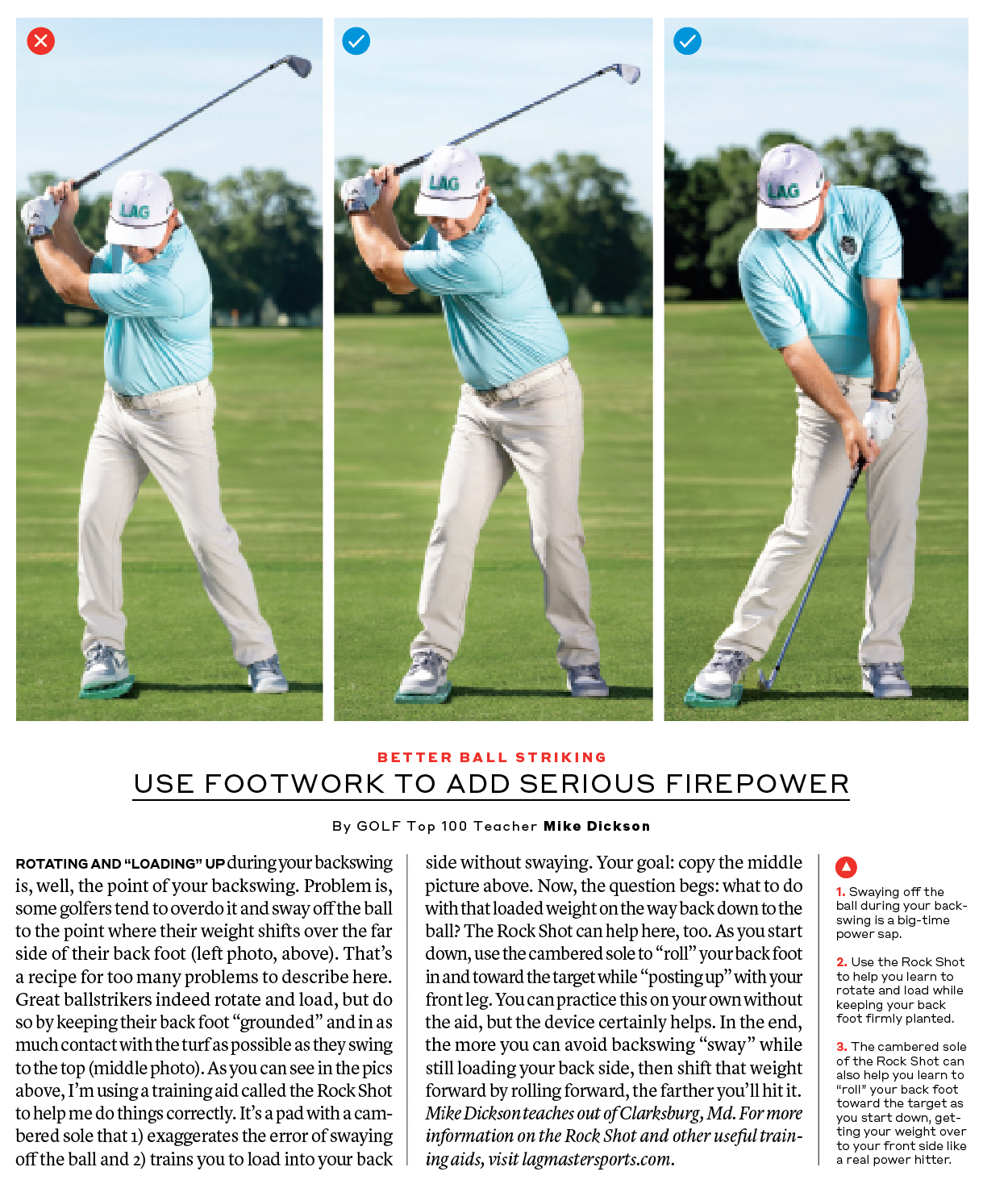 The RockShot™ Pressure Plate - Improve Balance and Weight Shift