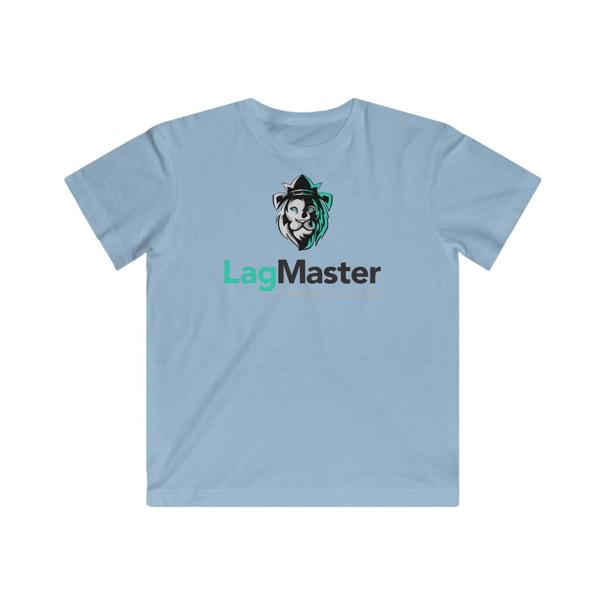 LagMaster Lion Logo Kids Fine Jersey Tee
