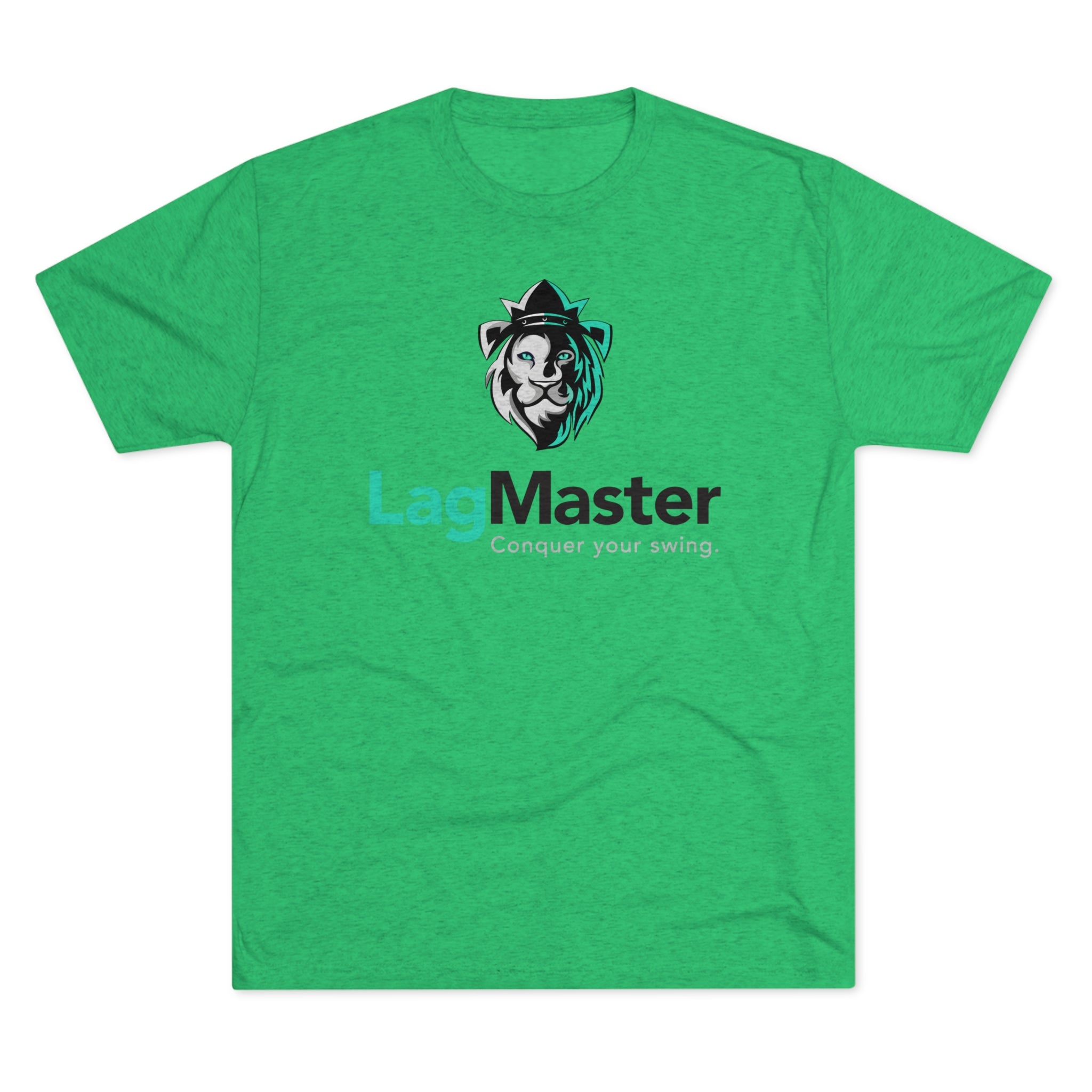 LagMaster Lion Logo Unisex Tri-Blend Crew Tee